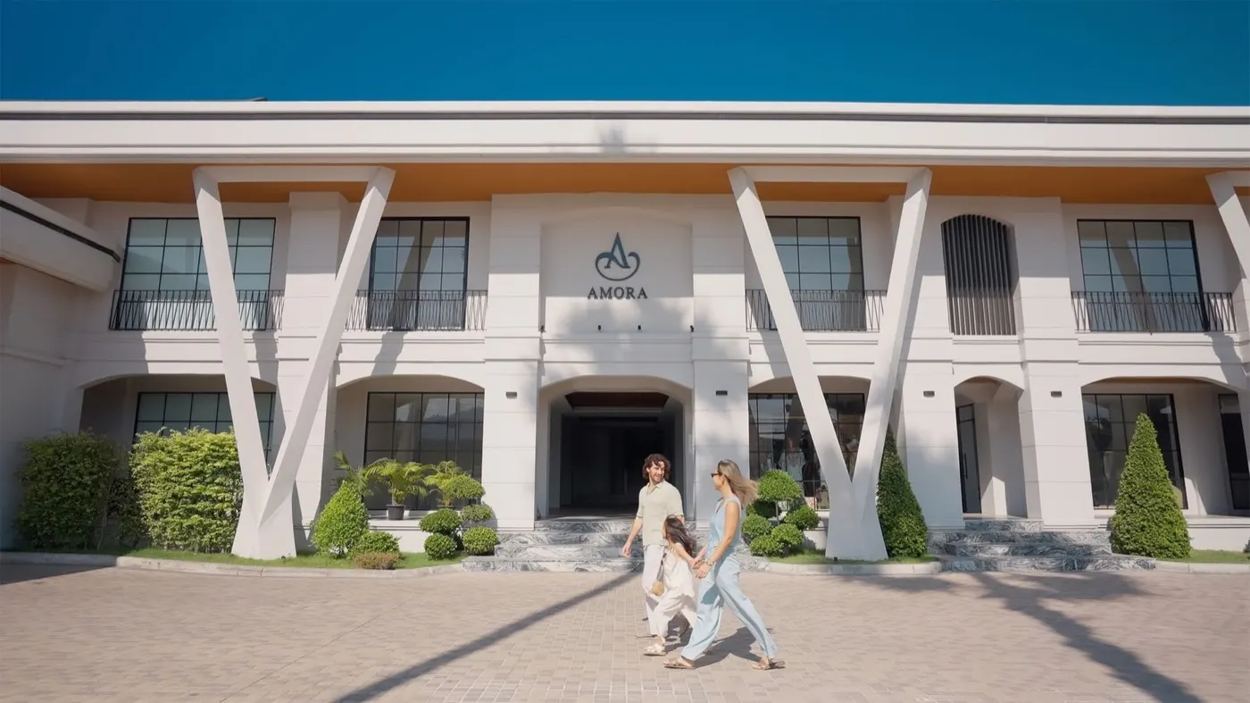 Resort entrance