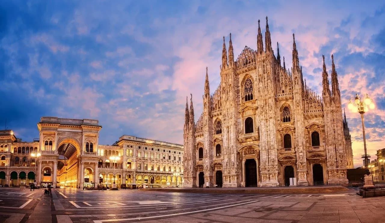 By train to Milan