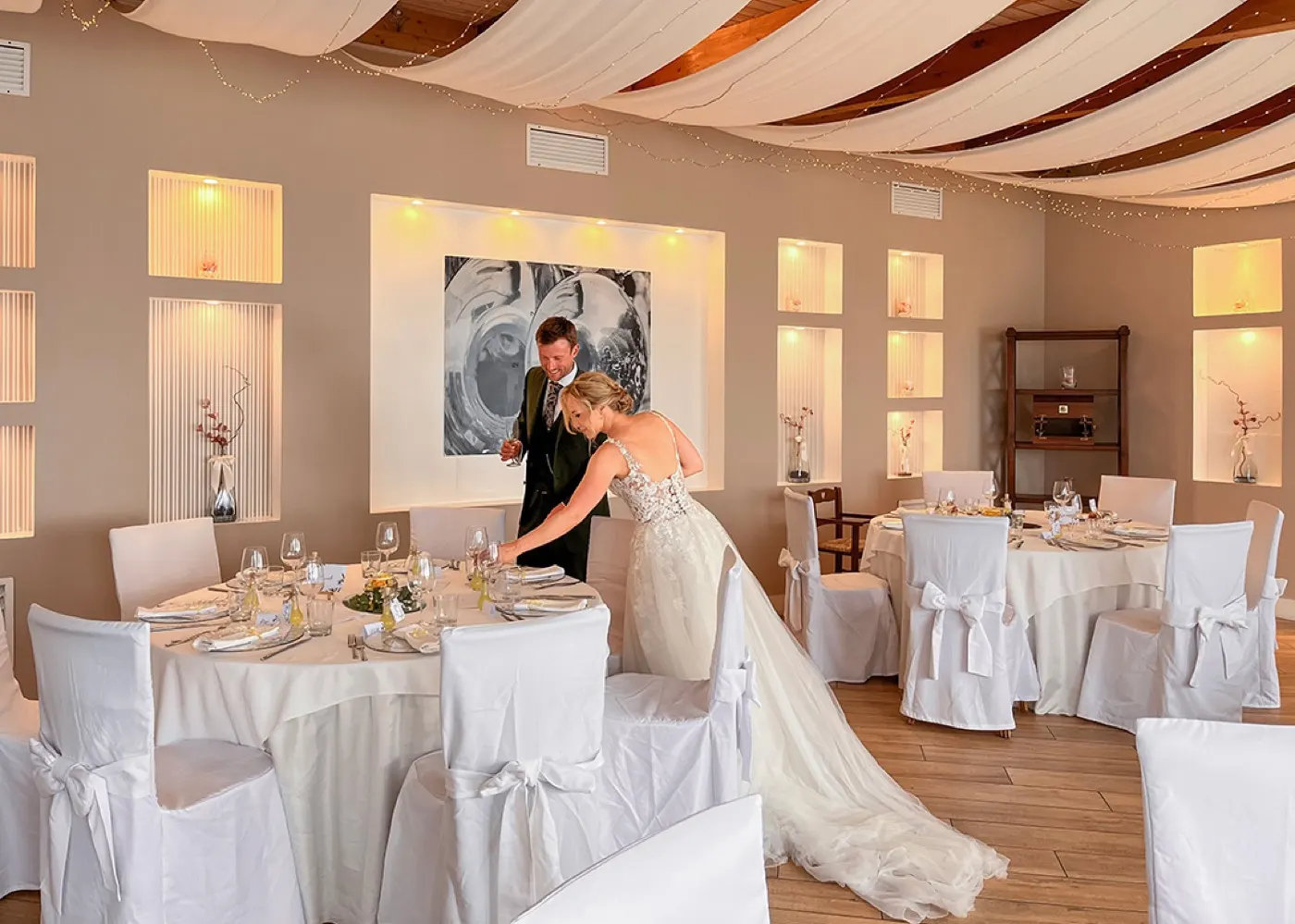Indoor reception hall