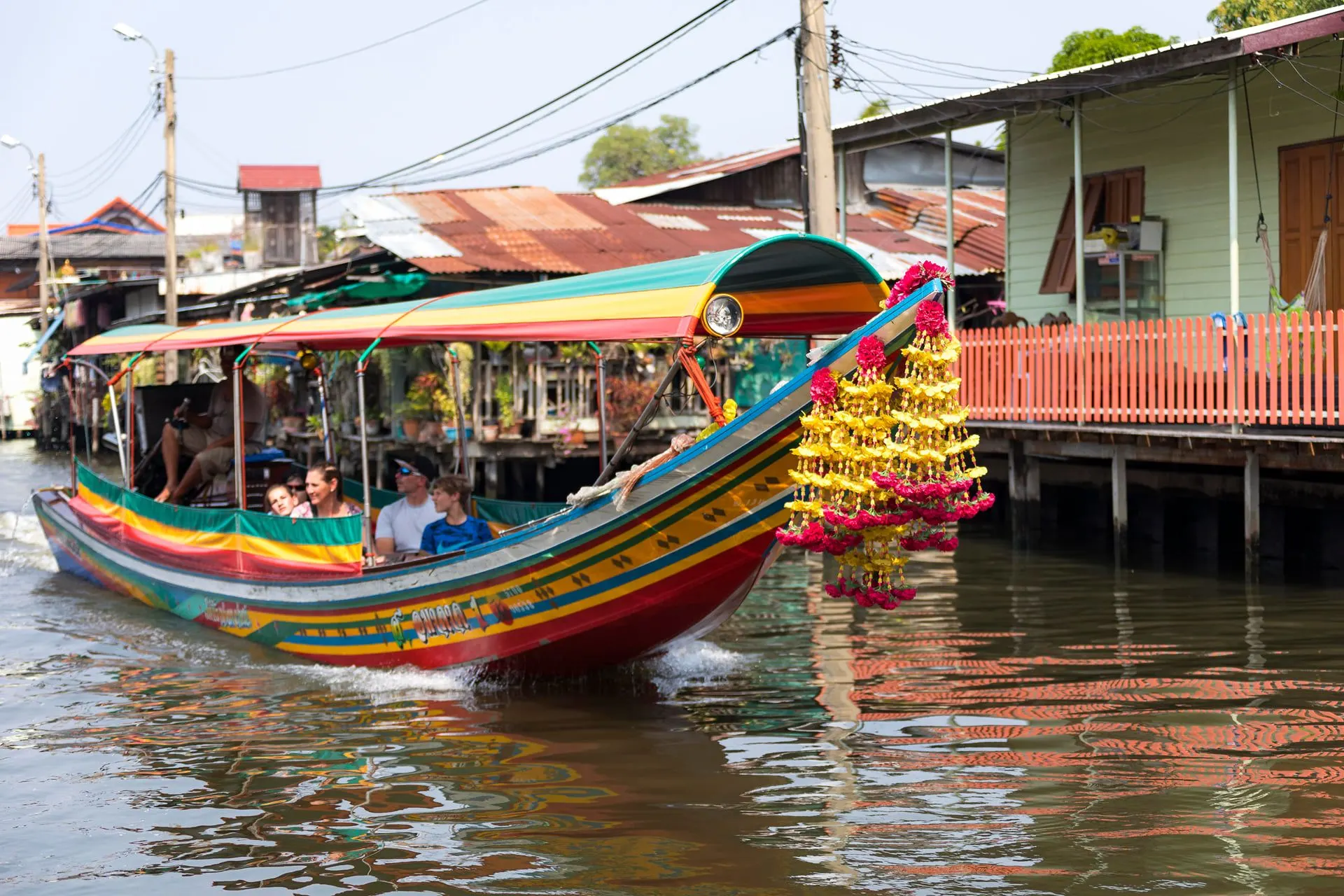 Bangkok's canals, then west to Kanchanaburi