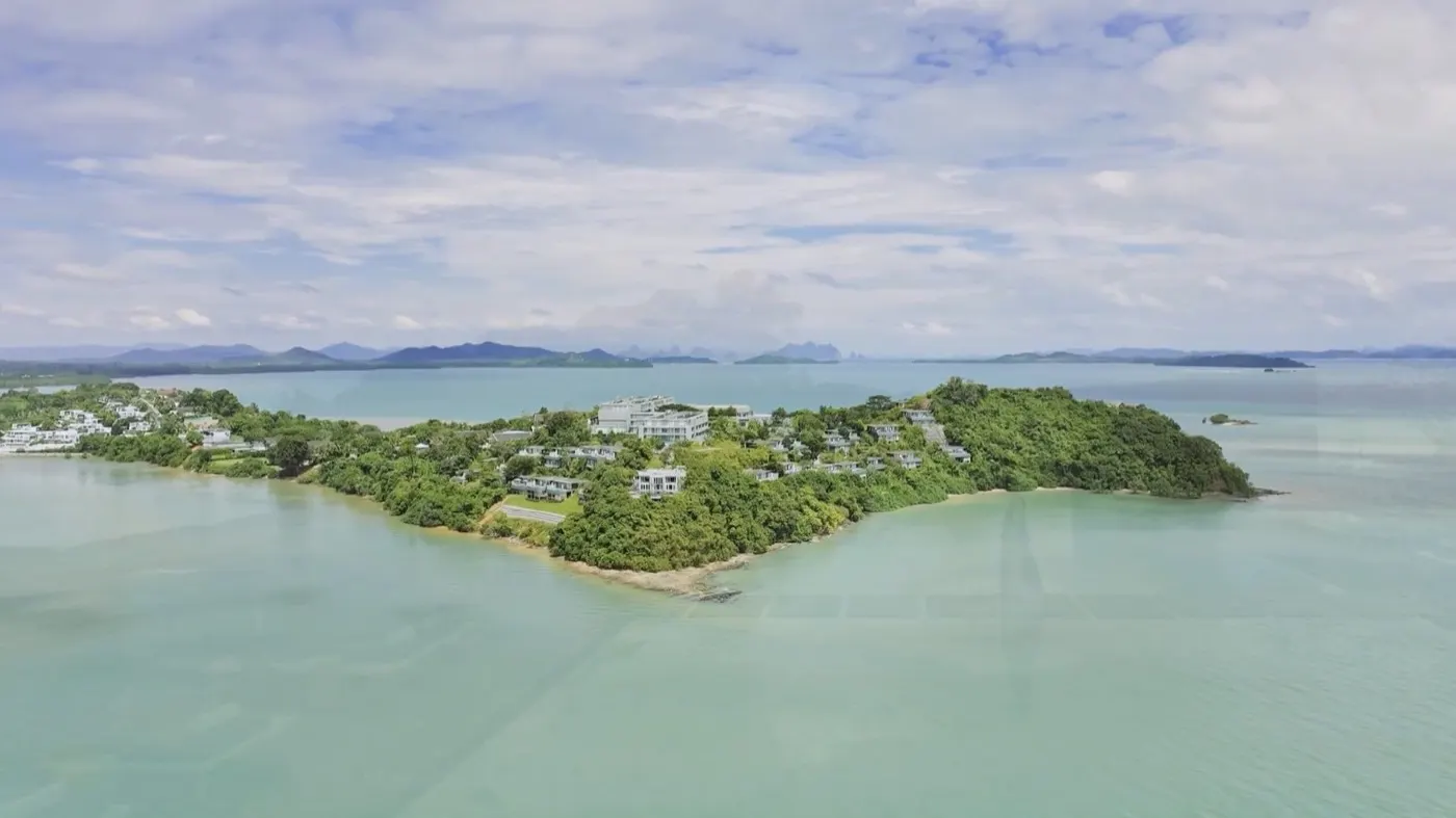 Headland from above