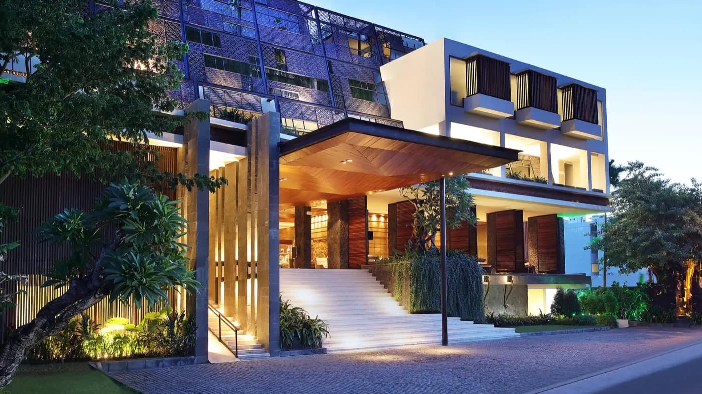 Hotel entrance