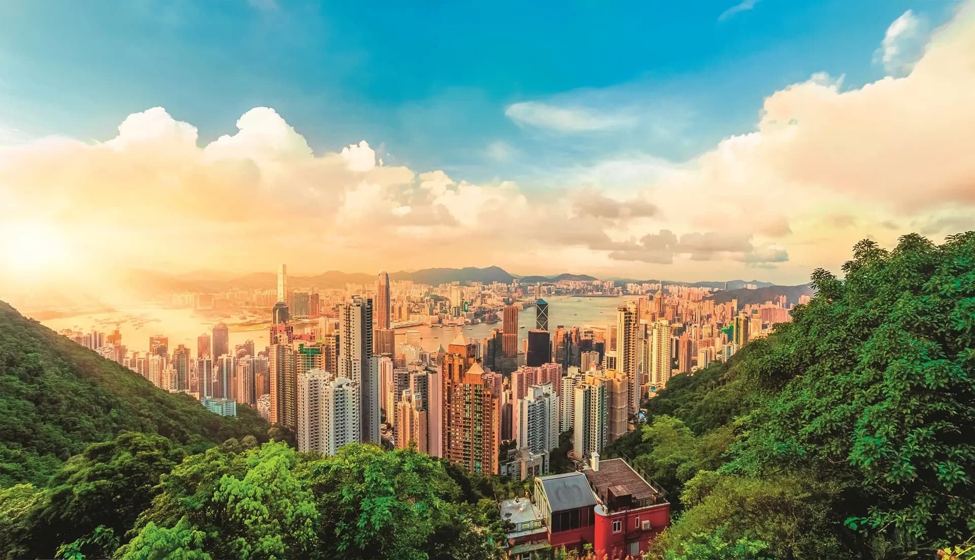 Arrive in Hong Kong