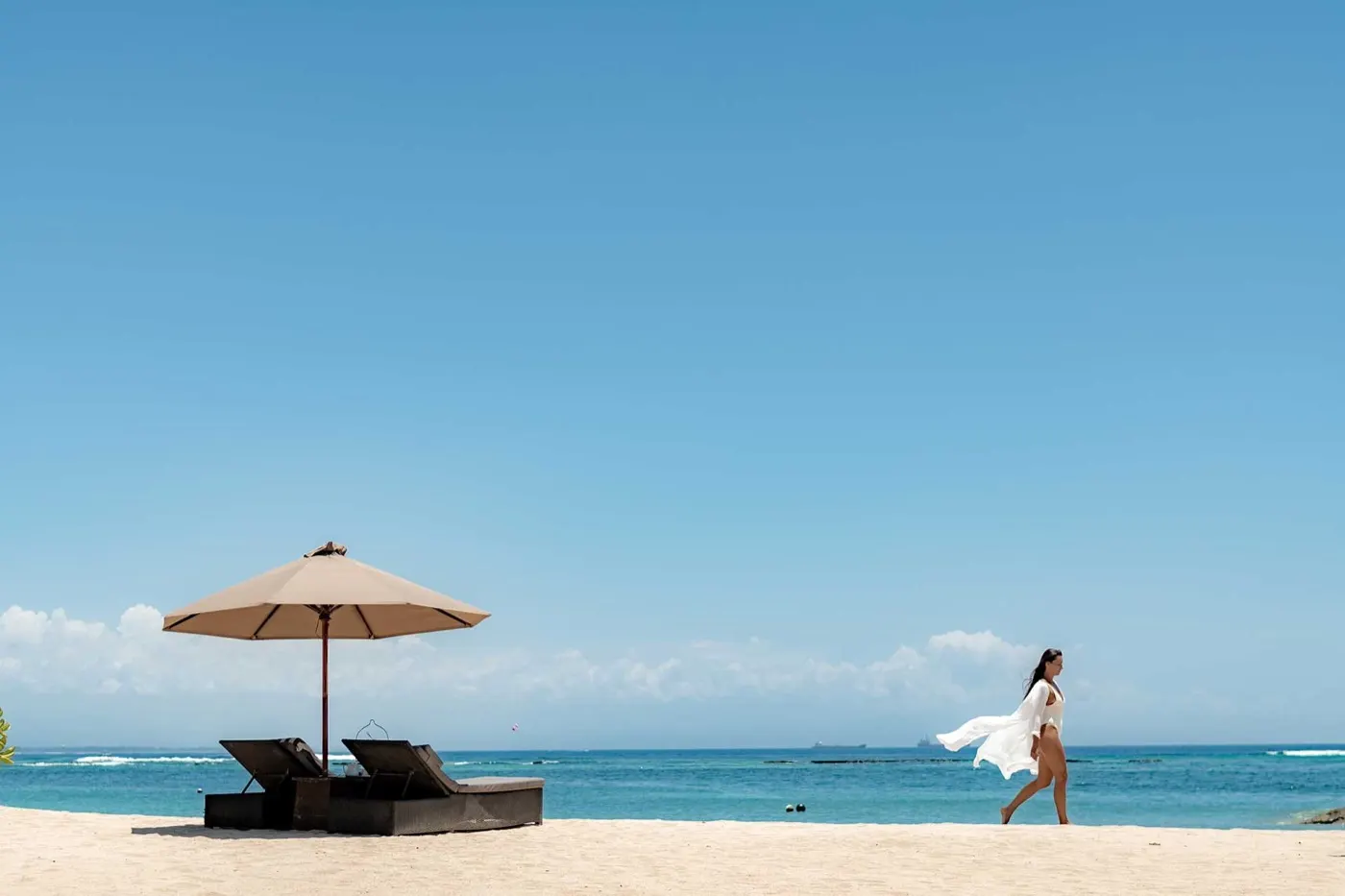 Private beach