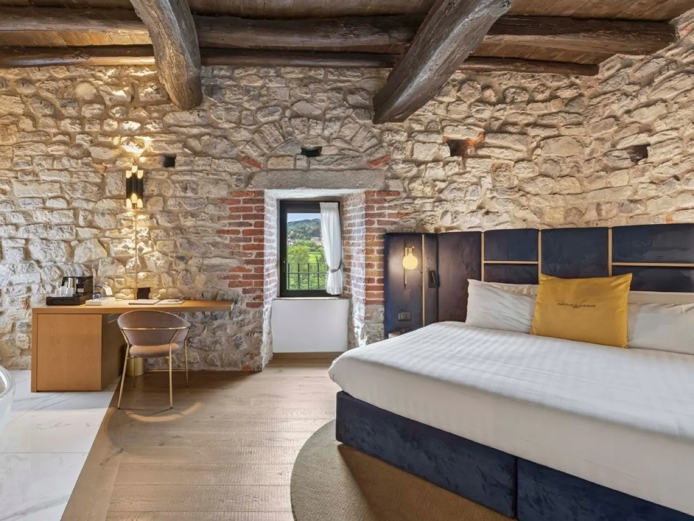 Stone walled room