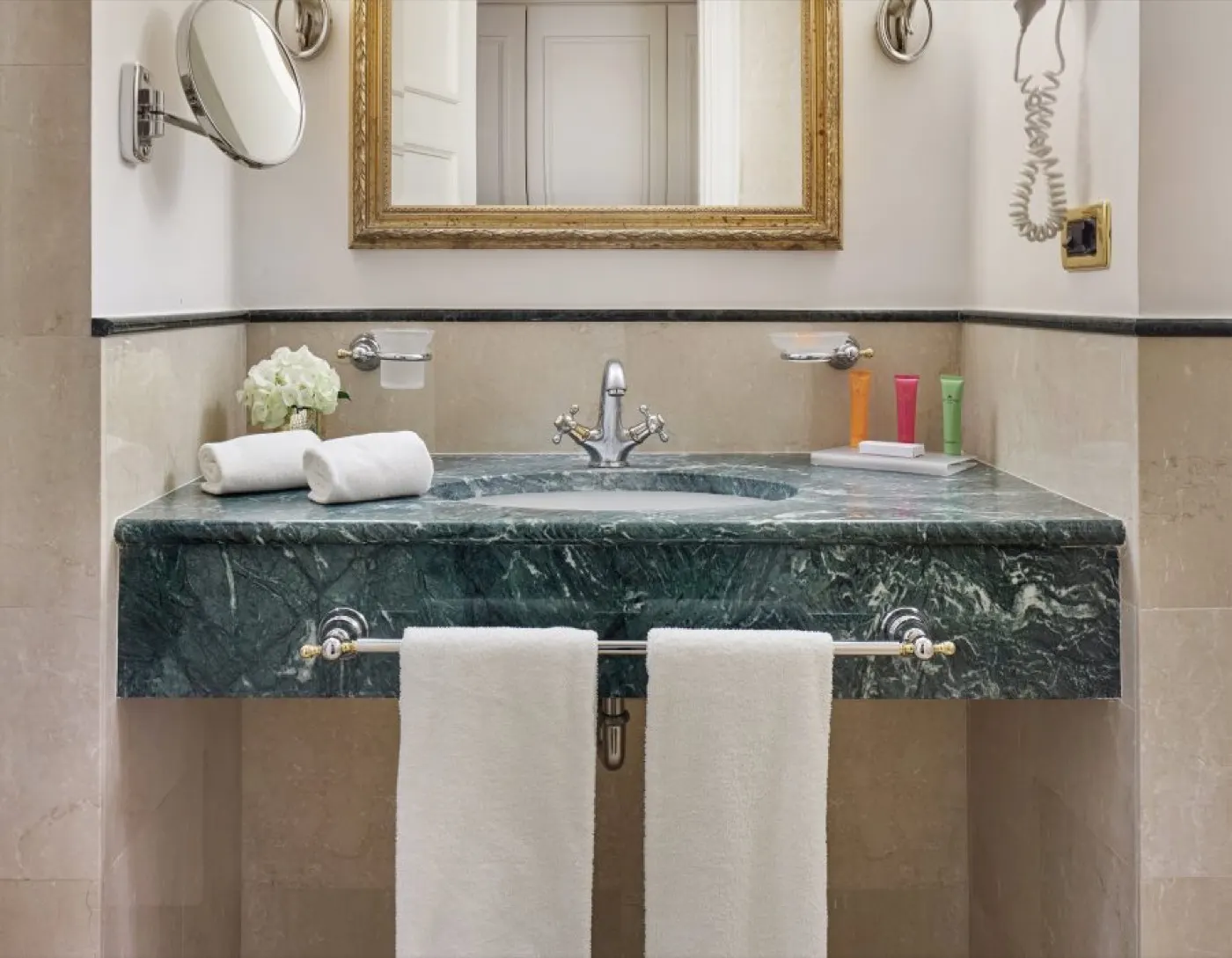 Marble bathroom