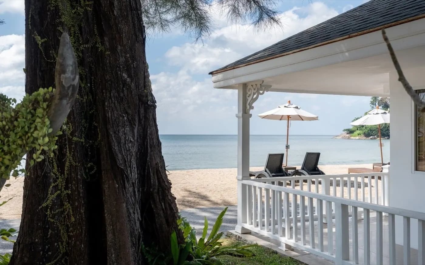 Beachfront cottage