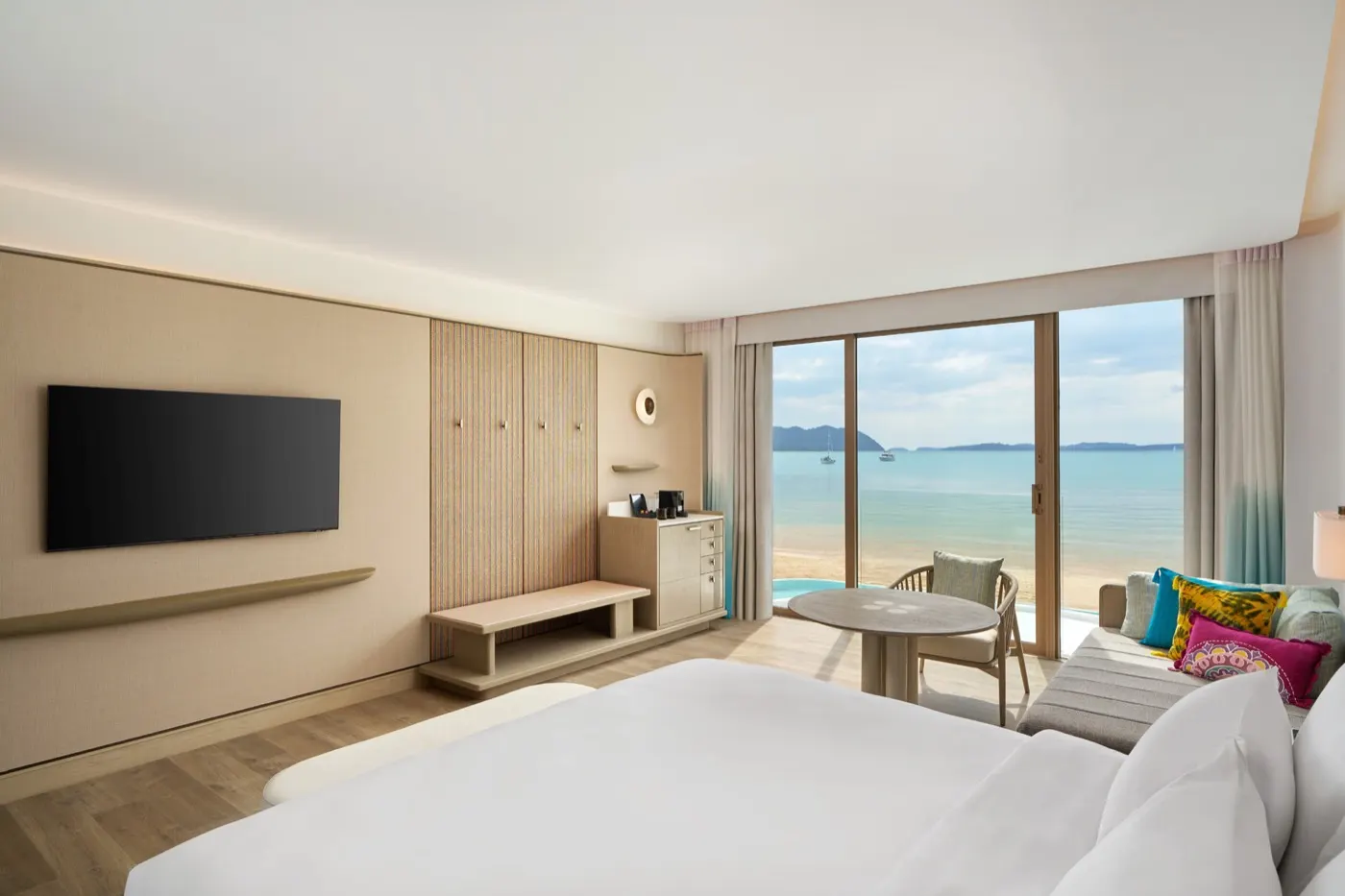 Beachfront room