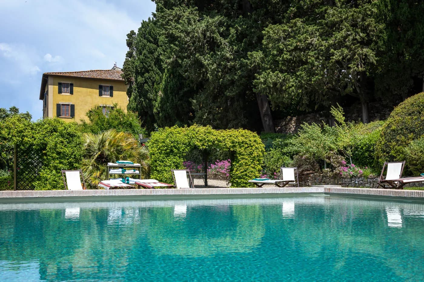 Pool and botanical garden