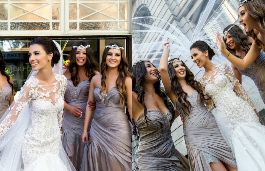 10 Melanie's bridesmaids. Photography by Yervant Photography