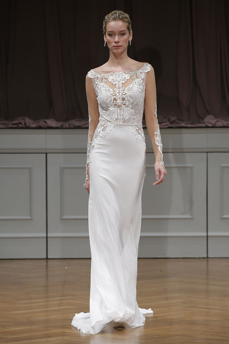 Alon Livne White Fall 2017 New York Bridal Week Wedding Dress Collection Blair Dress