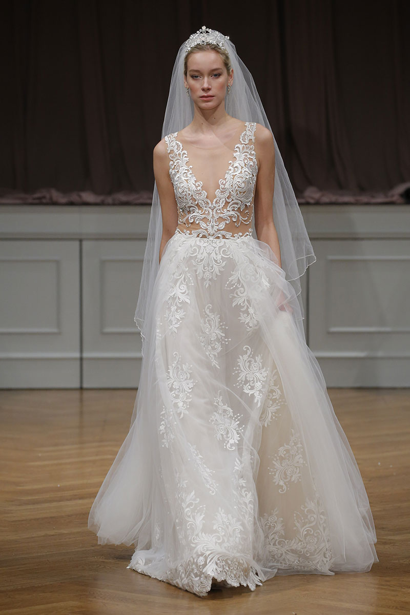 Alon Livne White Fall 2017 New York Bridal Week Wedding Dress Collection Christine Dress