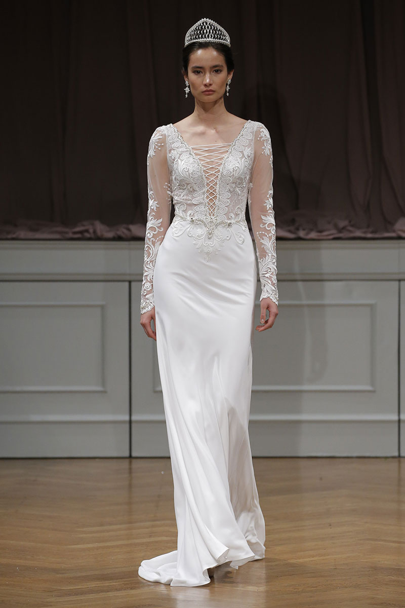 Alon Livne White Fall 2017 New York Bridal Week Wedding Dress Collection Elsa Dress