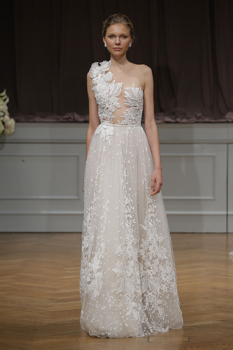 Alon Livne White Fall 2017 New York Bridal Week Wedding Dress Collection Flora Dress