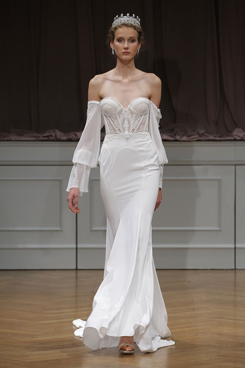 Alon Livne White Fall 2017 New York Bridal Week Wedding Dress Collection Margot Dress