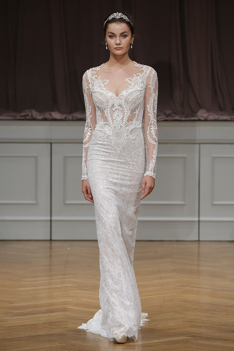 Alon Livne White Fall 2017 New York Bridal Week Wedding Dress Collection Scarlett Dress