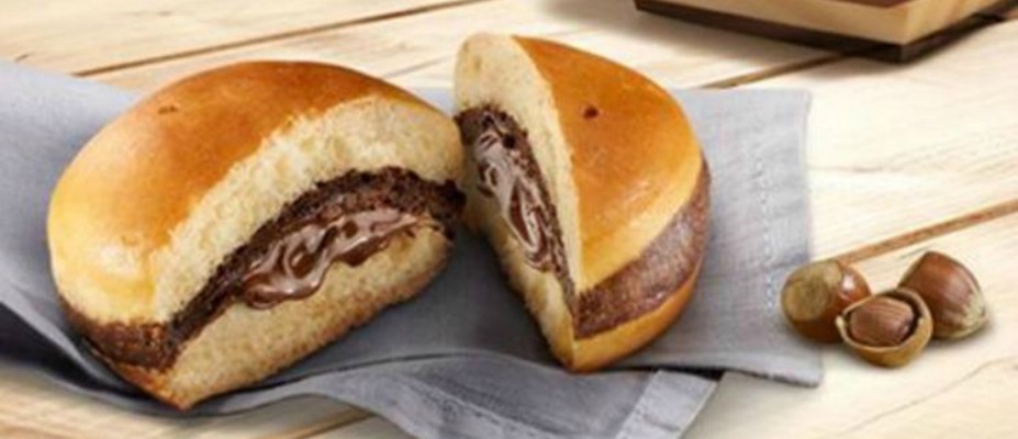 mcdonald's nutella burger, mcdonald's chocolate burger