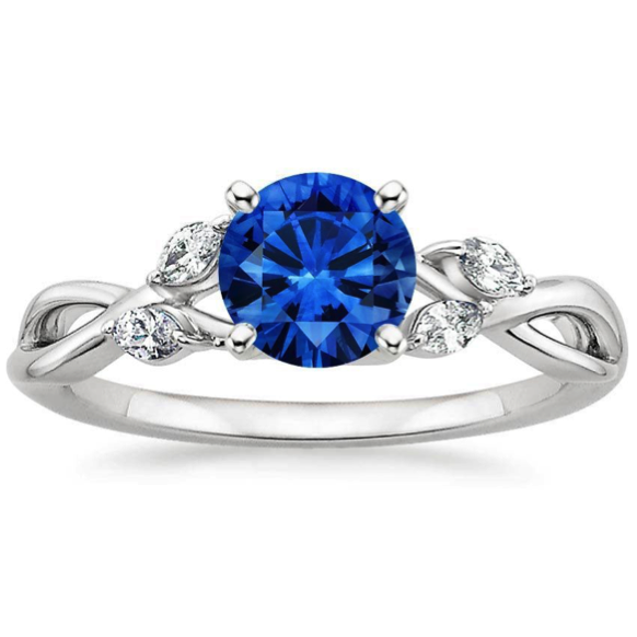blue saphire ring