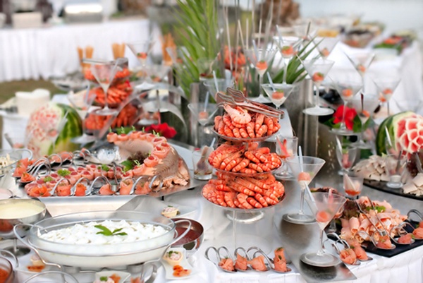 seafood bar wedding 