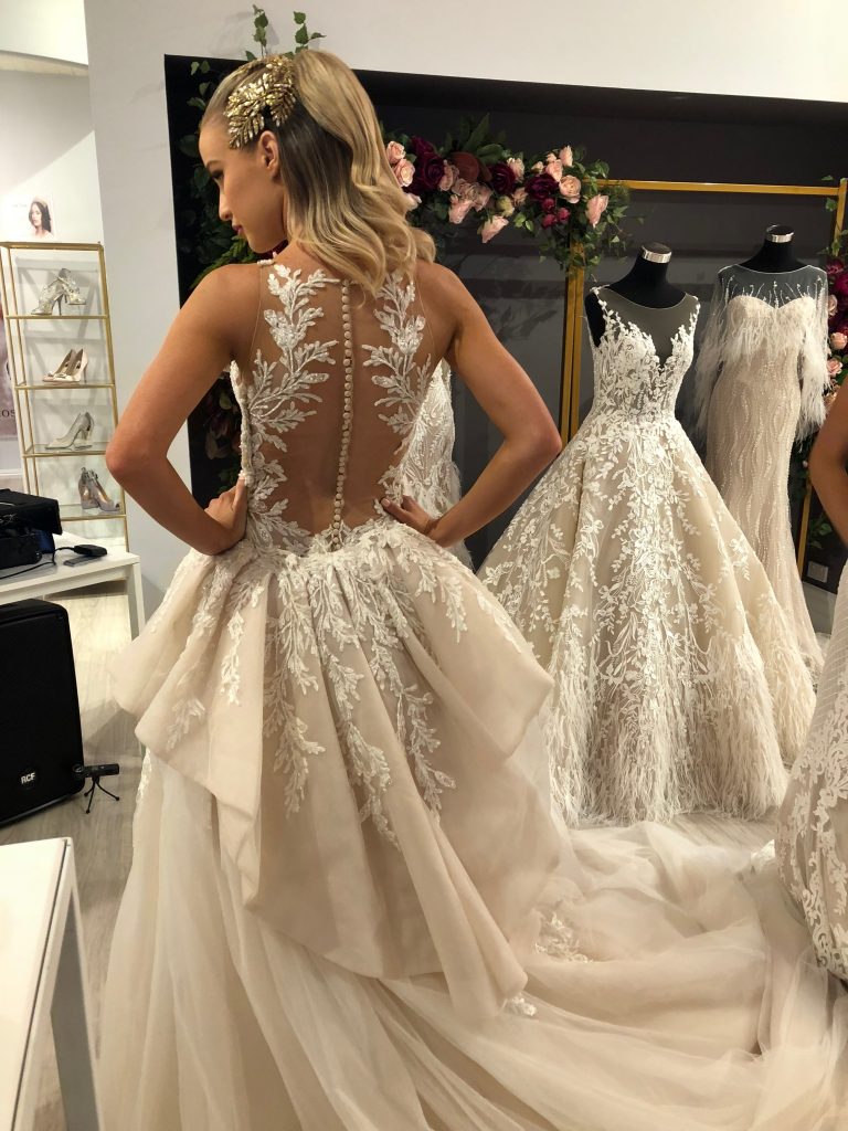 back of gown the sposa group melbourne