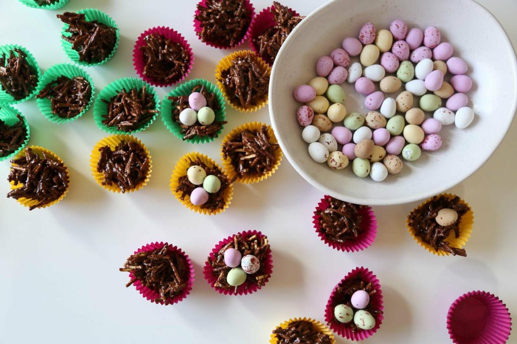 Project Sweet Stuff Easter Chocolate Nests With Speckled Eggs