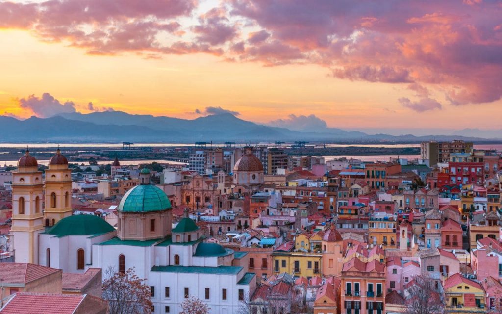 Sardinia cityscape