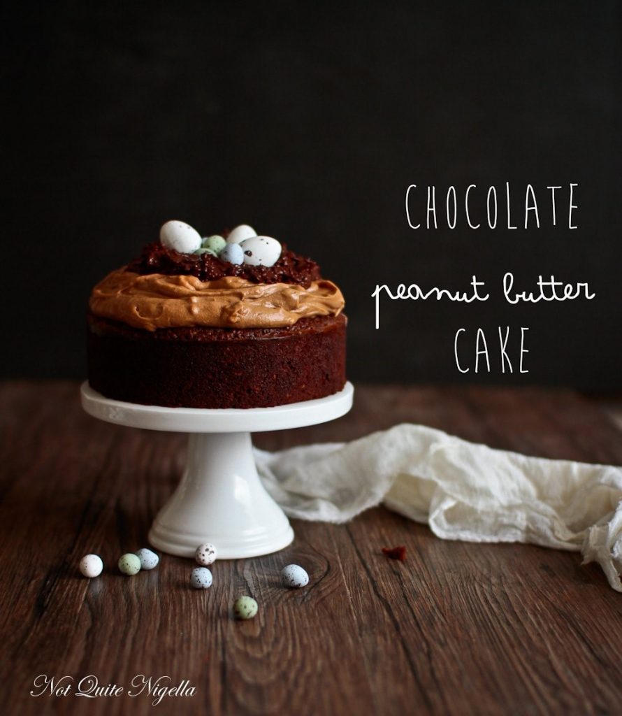 chocolate peanute butter cake