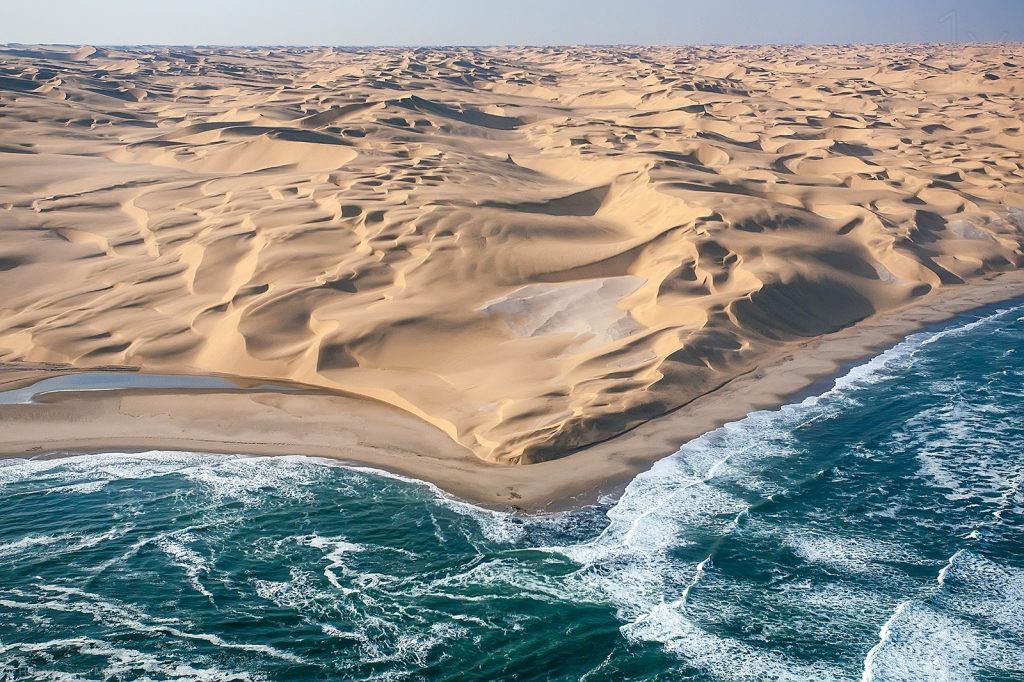 Namibia coastline and desert