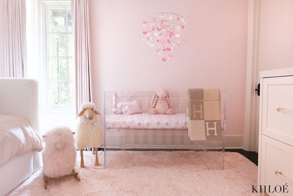 khloe kardashian true pink nursery
