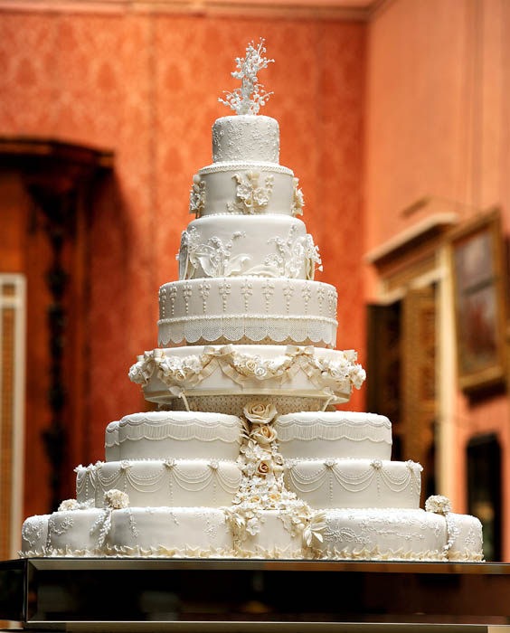 Elegant 5 tiered wedding cake - Decorated Cake by - CakesDecor