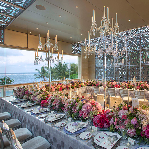 Find something blue, something borrowed and something new the Mulia in Bali!