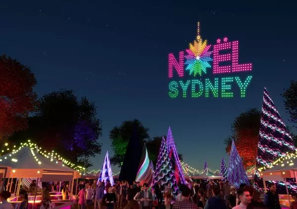 Full of vibrant lights and innovative decorations can be seen in this Christmas Market in Sydney
