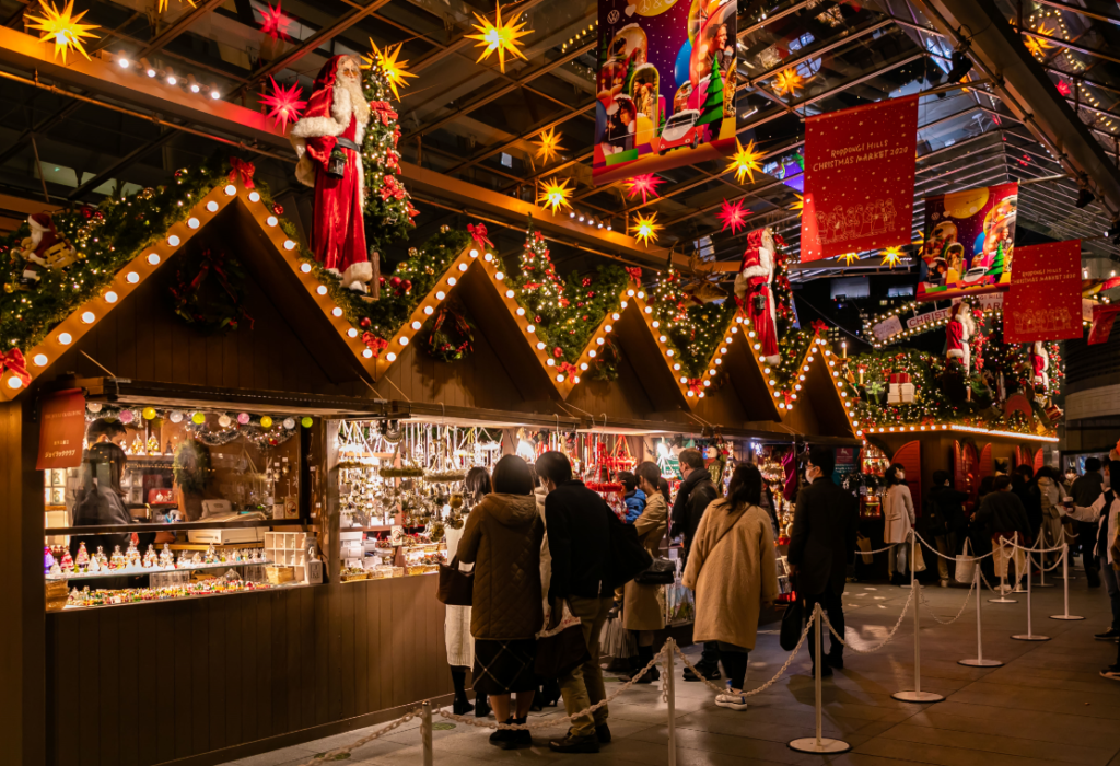 Christmas market in Tokyo inspired by European ones