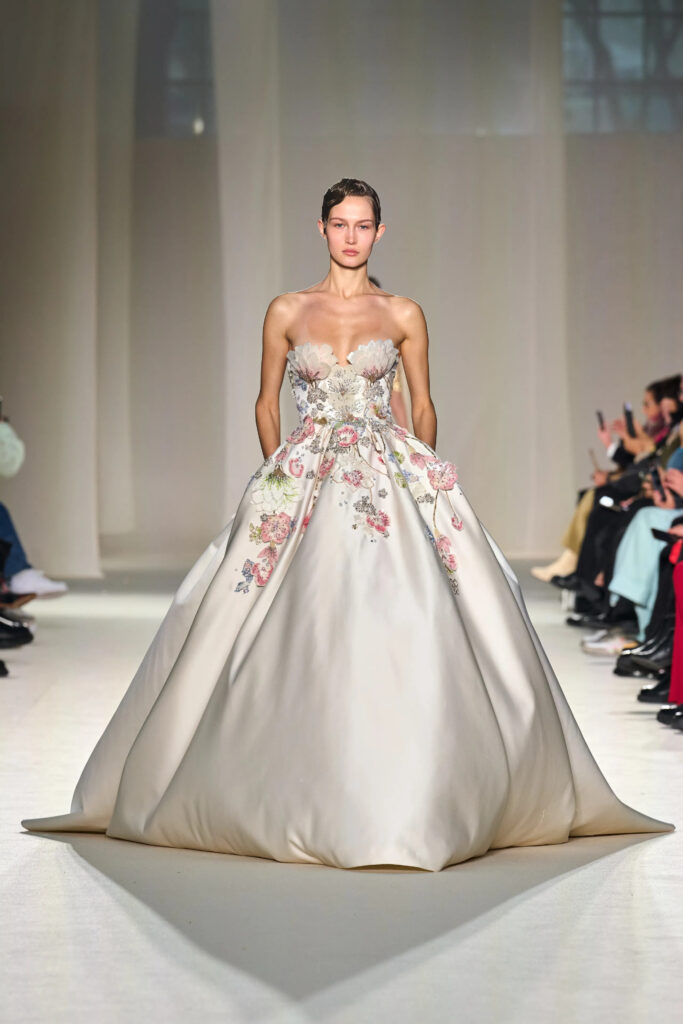 Elie Saab Bridal Look from Paris Fashion Week 2023.