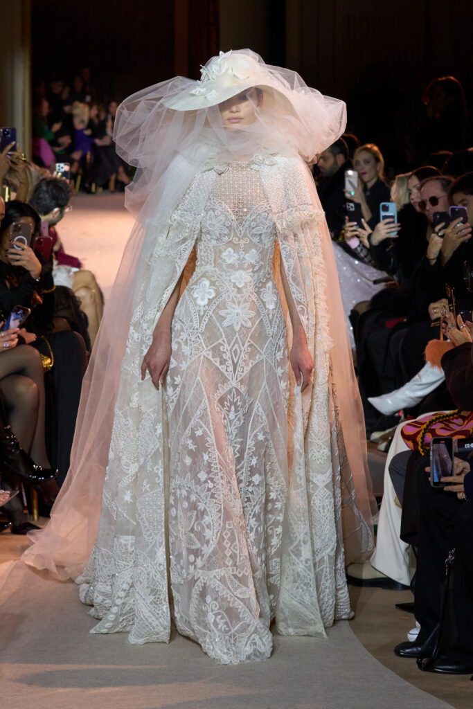 Zuhair Murad Bridal Look from Paris Fashion Week 2023. 