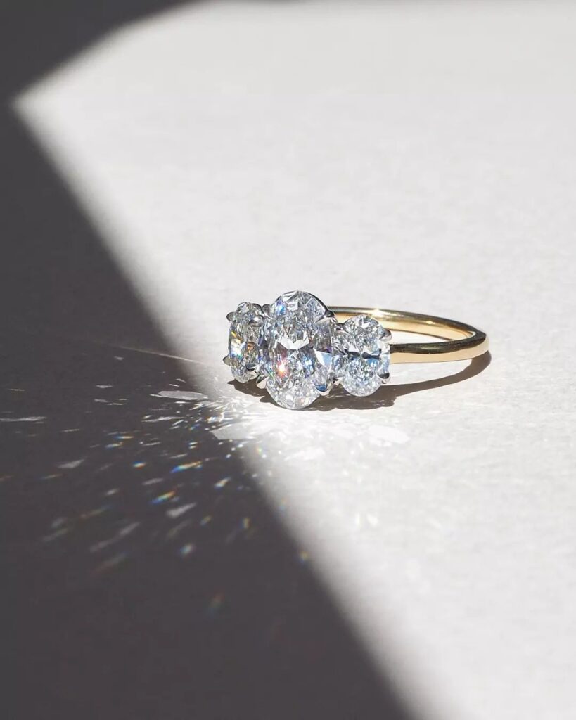 Sparkling engagement ring from Louise Jean Jewellery
