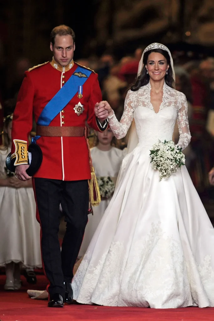 Kate Middleton's classic and stunning bridal gown by Alexander McQueen.