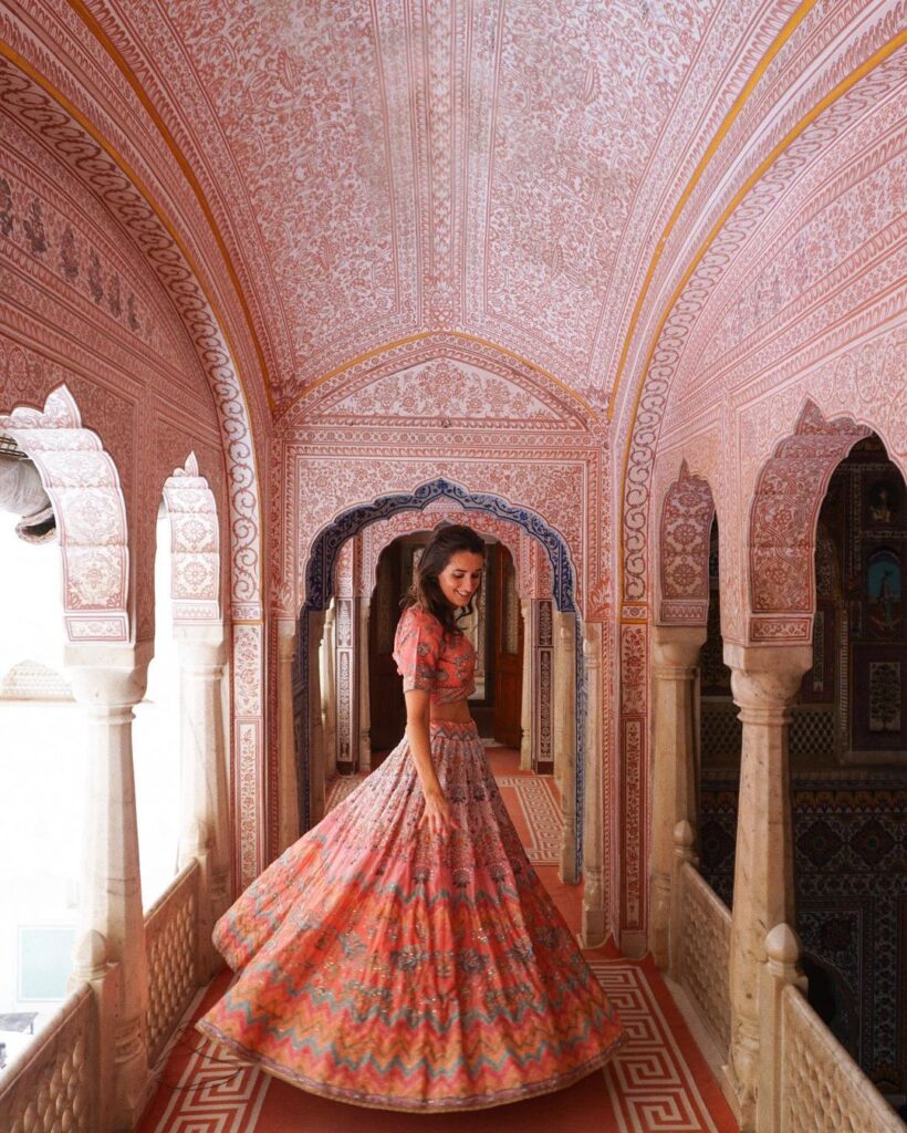 Pink city of Jaipur is a perfect backdrop for a romantic wedding.