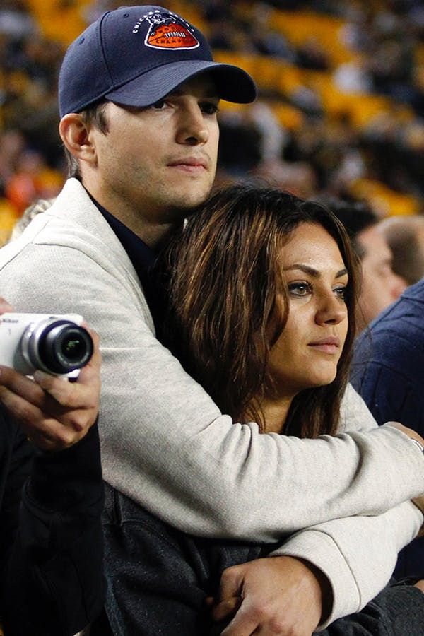 Mila Kunis and Ashton Kutcher one of our fave celebrity love stories. 