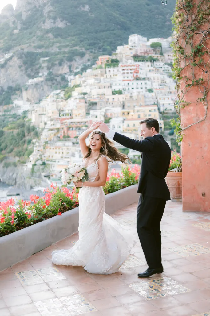 Part of the destination wedding etiquette is to ask or know if you are allowed to take photos during the ceremony.