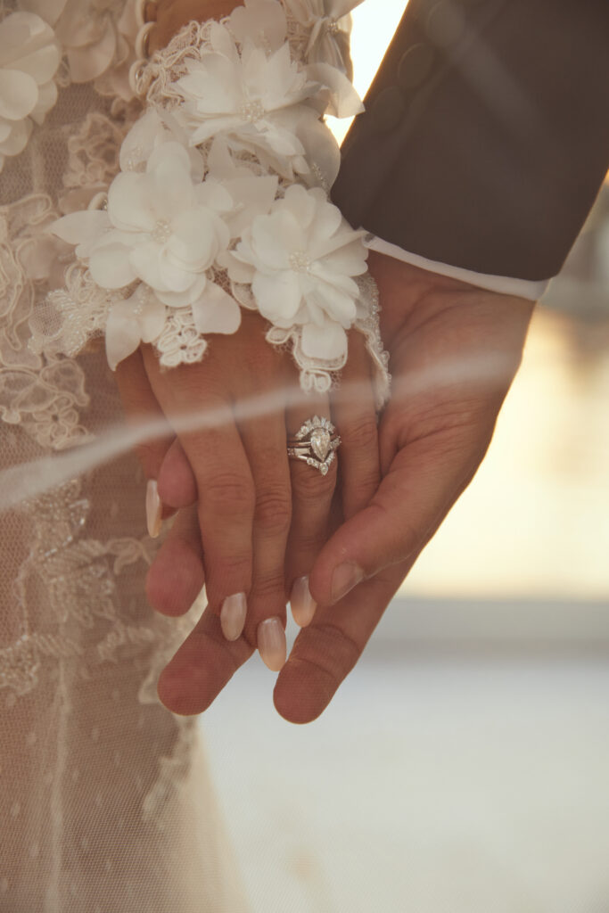 Stunning ring for this destination wedding on the gold coast.