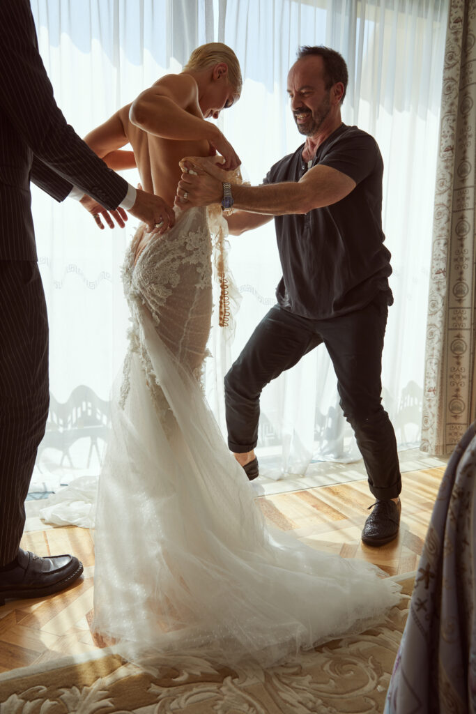 Stunning gown for this destination wedding on the gold coast.