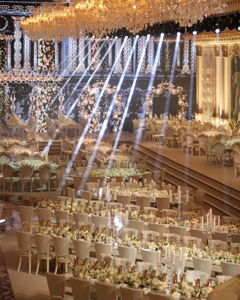 Extravagant Saudi wedding by Baz Events.