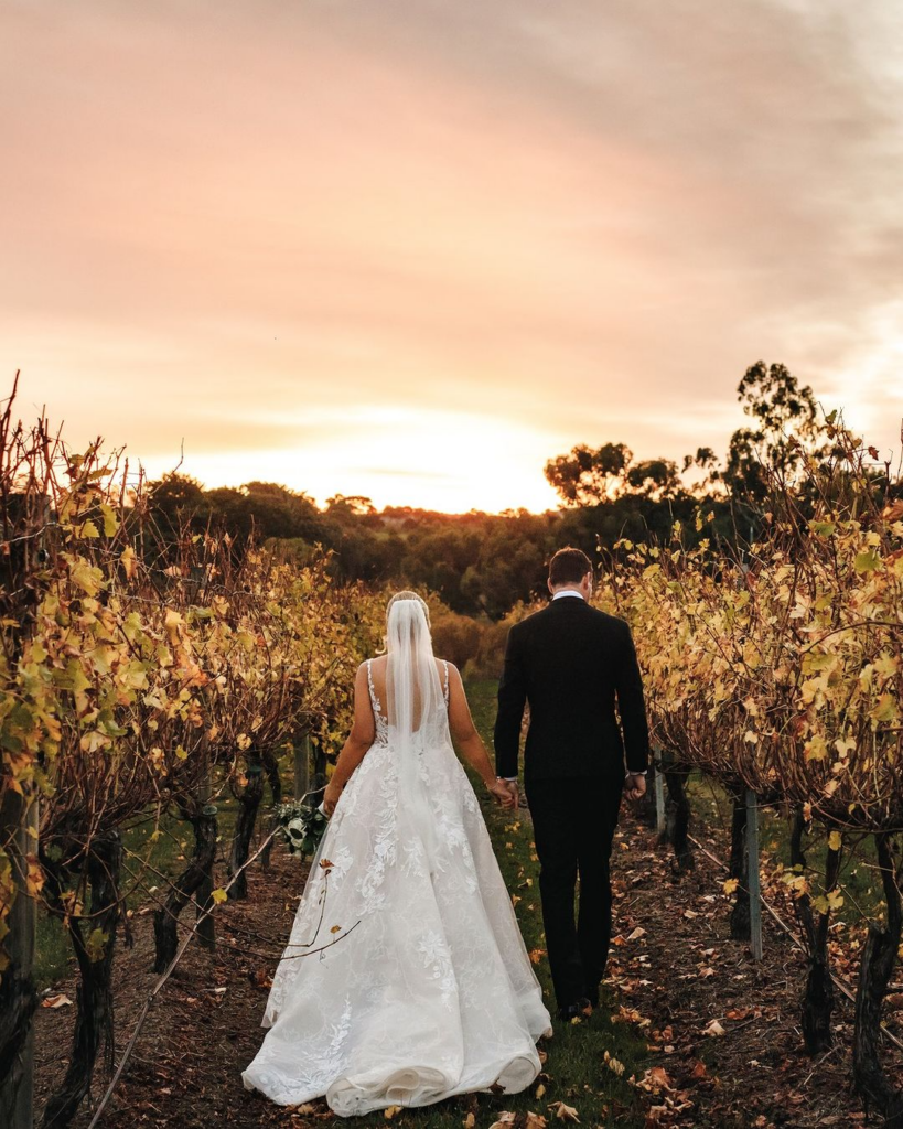 Stunning Yarra Valley is a wine region and a popular Australian wedding destination.