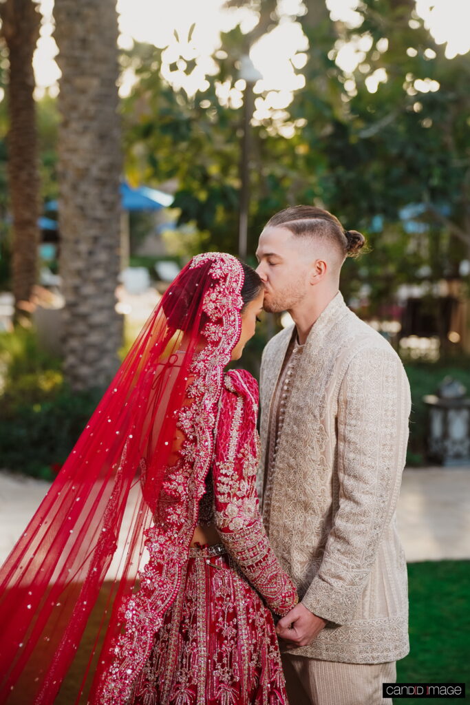 The love between these two seen in their Dubai destination wedding.