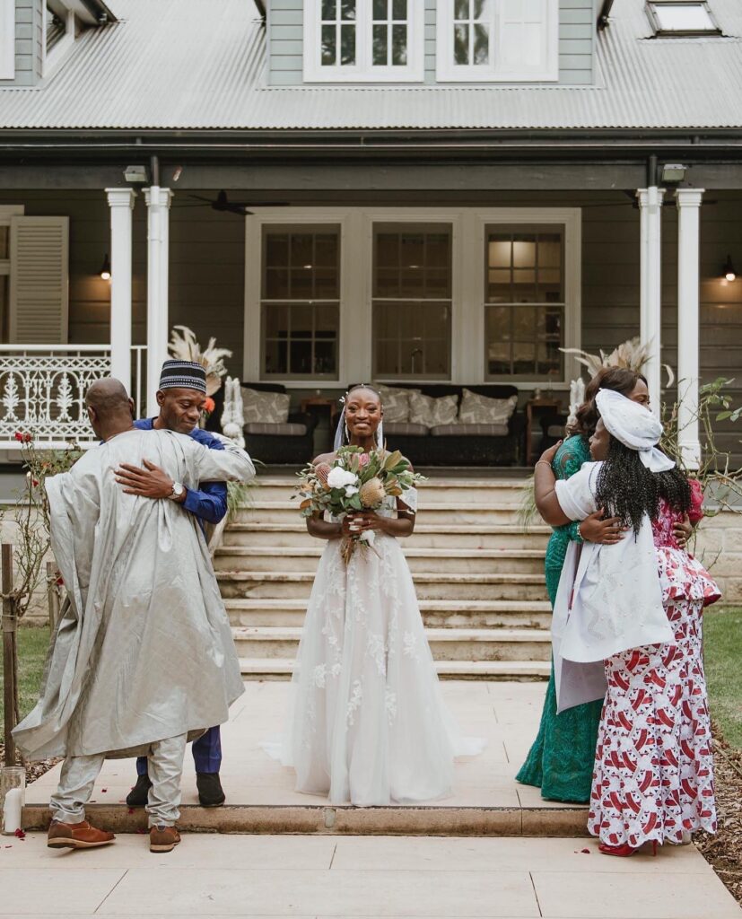 A Ghanaian-French Country Wedding in Autumn
