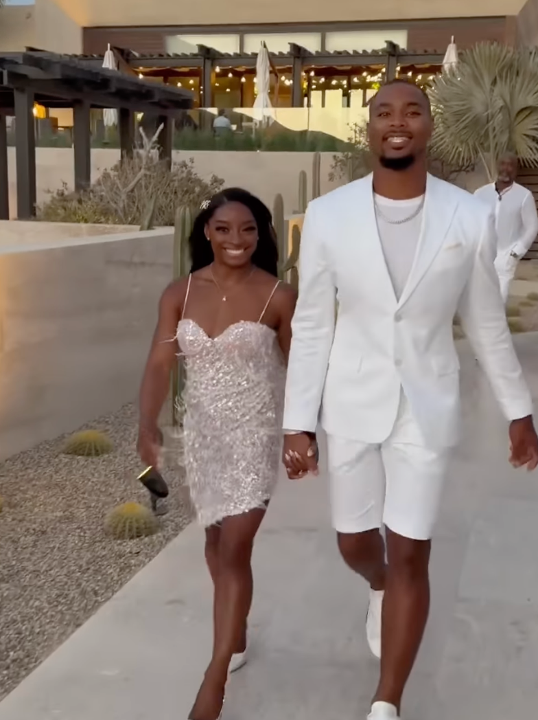 Simone Biles Got Married In Not Just 1 But 4 Wedding Gowns Wedded