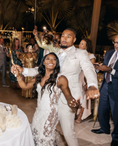 Simone Biles Got Married In Not Just 1 But 4 Wedding Gowns | Wedded ...