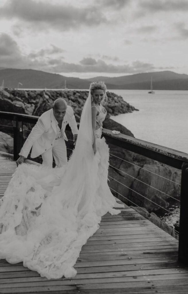 Celebrity Designer Gets Wedded in Four Gowns She Designed Herself