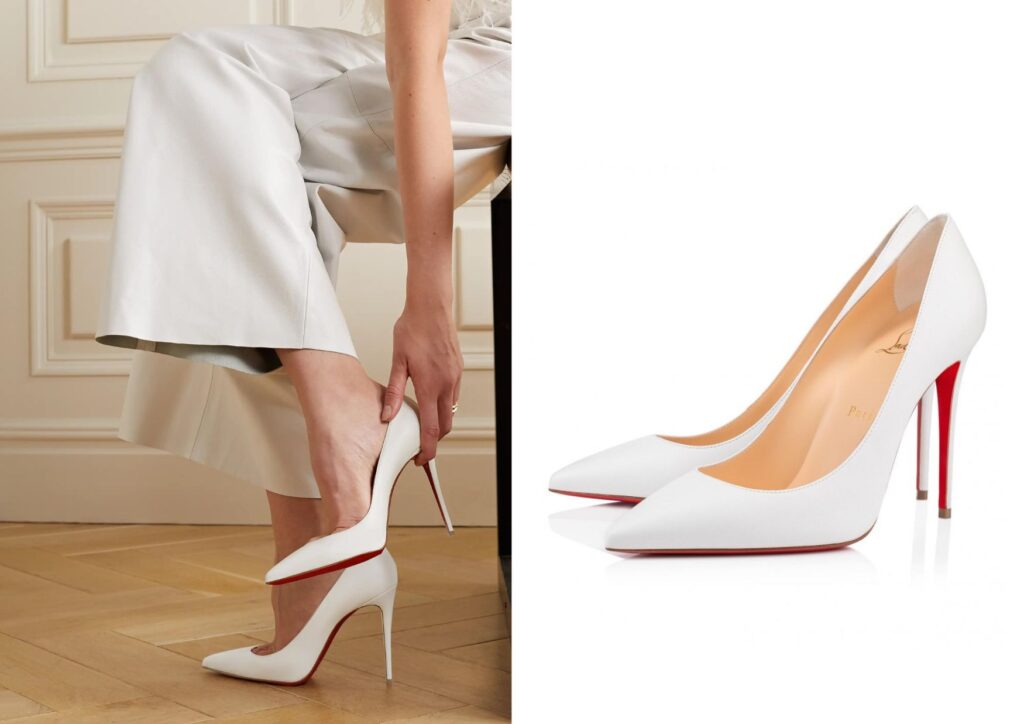 Christian Louboutin White Bridal Shoes